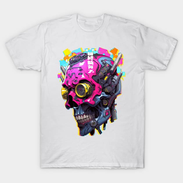 CYBERPUNK KAMAJI | Futuristic Anime Manga Hyperpop Colorpop | PROUD OTAKU T-Shirt by PROUD OTAKU